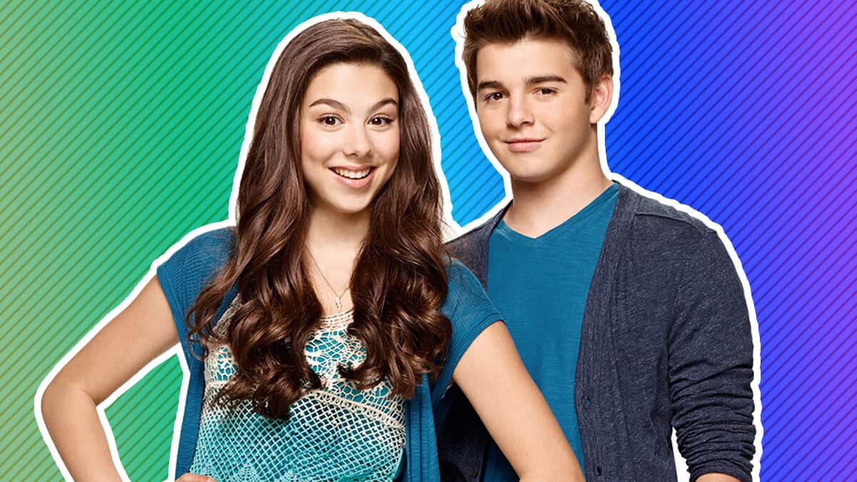 Kira Kosarin and Jack Griffo from The Thundermans on the Fun Kids ...